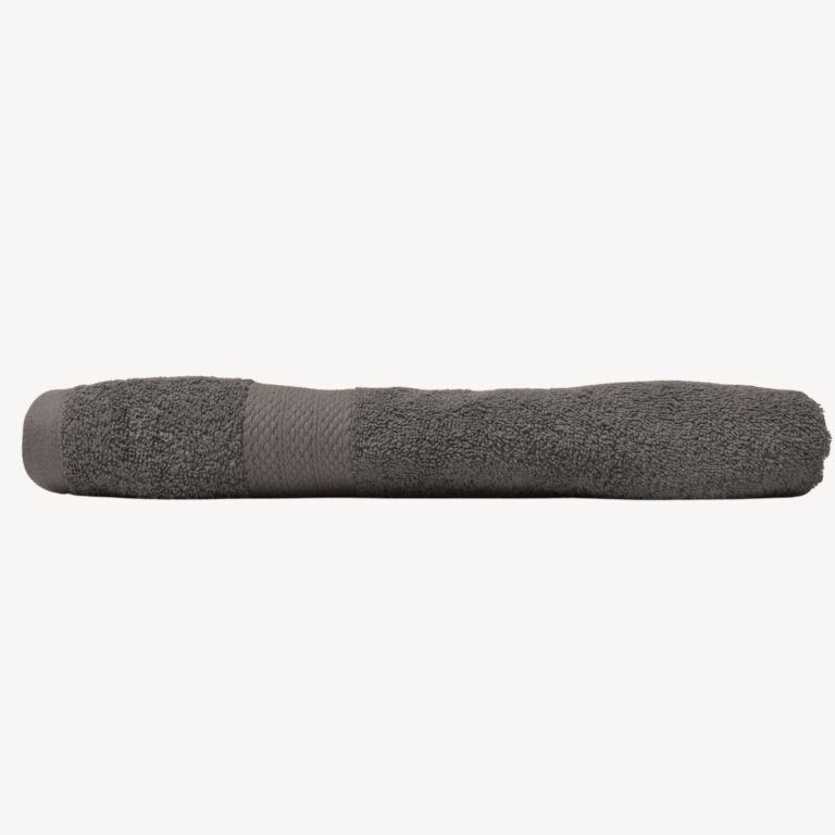 Charcoal Dash Striped Hand Towel